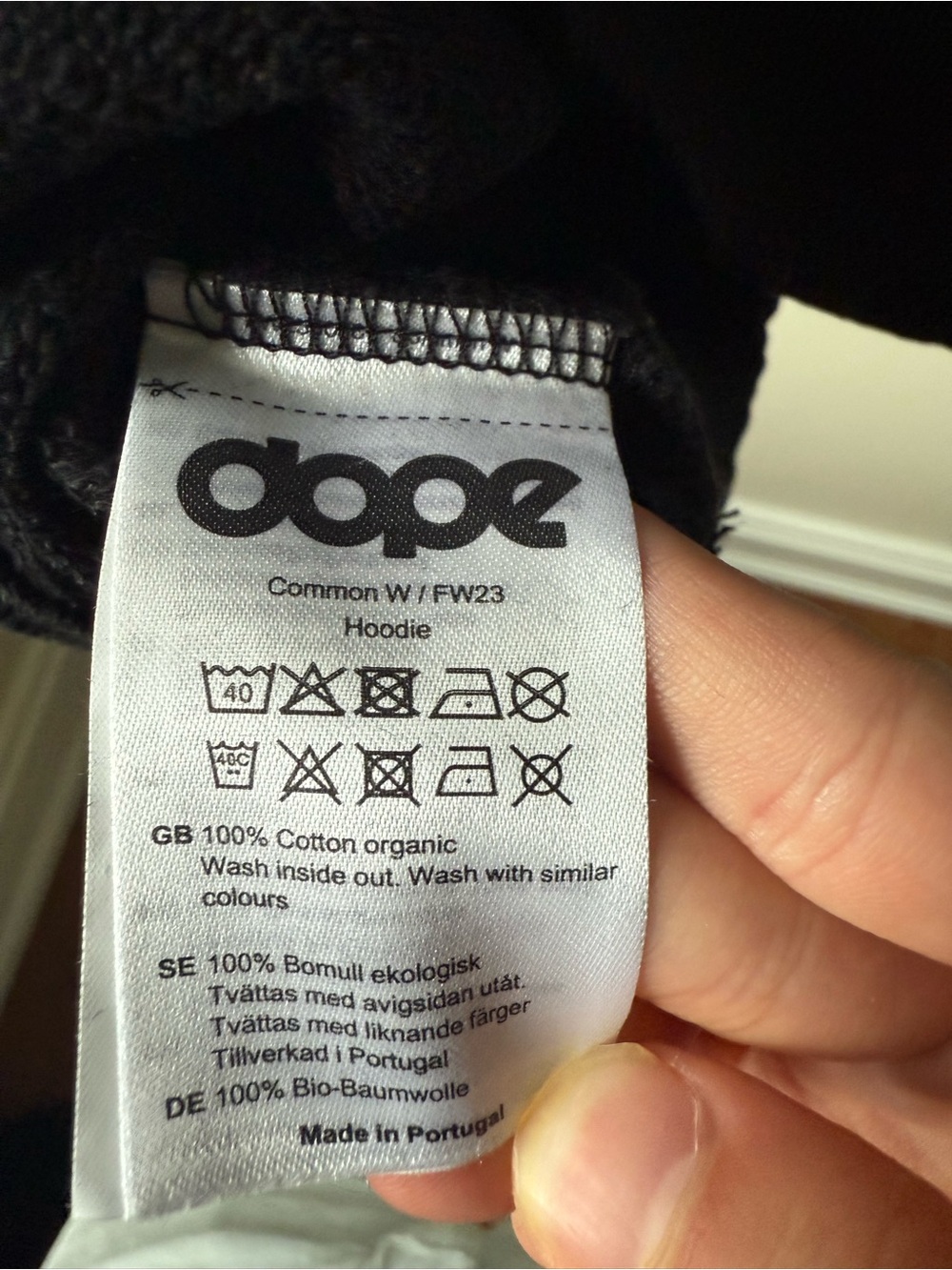 DOPE SNOW Common Hoodie Streetwear Heavyweight Sweatshirt MMIX Comfy Gorpcore S - Picture 7 of 8